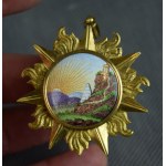 Freemasonry, Polish Freemasonry, Order of the Lodge of the Rising Sun + Songbook + pouch + sash, Lomza 1816. UNIQUE