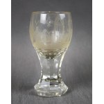 Masonic Cup, glass, 19th century. Freemasonry