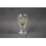 Masonic Cup, glass, 19th century. Freemasonry