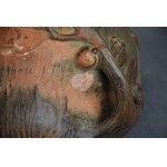 Waclaw BĘBNOWSKI (1865-1945), Vase with olive leaves, ceramic, ca. 1914.