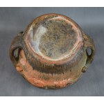 Waclaw BĘBNOWSKI (1865-1945), Vase with olive leaves, ceramic, ca. 1914.