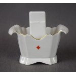 Art Deco cigarette and match stand, Ćmielów, 1930s.