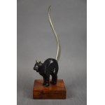 Sculpture Nasty Cat Art Deco, Poland, Borderlands, 1938 Morszczyn Zdrój