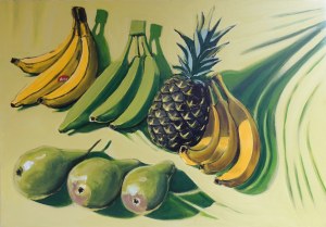 Maciej MAJEWSKI (ur. 1977), Banany, Ananas i Trzy Gruszki, 2023