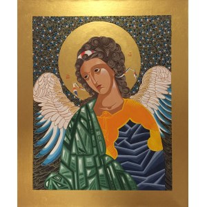 Aleksandra RUSAKOVA (b. 1986), Icon. Archangel Gabriel, 2026