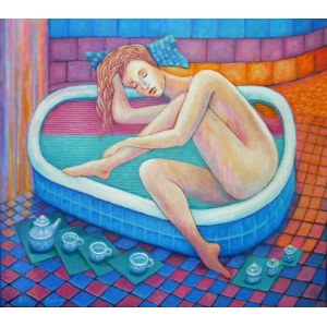 Bohdan Wincenty ŁOBODA (b. 1952), Bathing, 2026