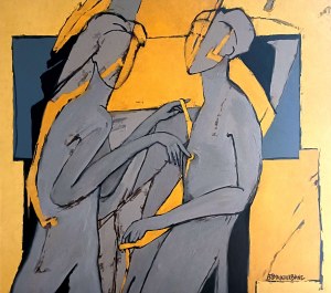 Elżbieta BOUKOURBANE (ur. 1958), Jestem bo Ty jesteś, 2024
