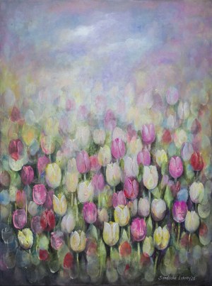 Anna SANDECKA-LĄKOCY (ur. 1970), Tulipany, 2026