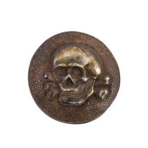 Německo, III. říše, knoflík na čepici Waffen SS
