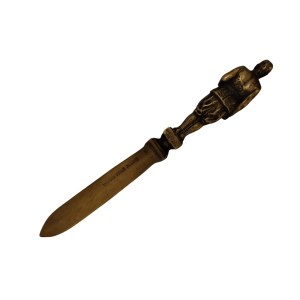 tagliacarte in bronzo