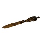 tagliacarte in bronzo