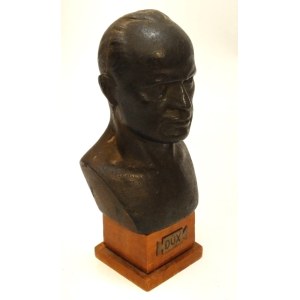 Kleine Bronzebüste von Benito Mussolini