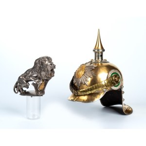 Saxony, Garde Reiter helmet, with lion (copy)