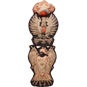 Lot of two Cuirassier friezes