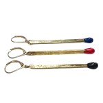 Gold-plated earrings Three matches / Marek Piekarczyk