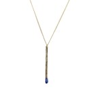Gold-plated necklace Three matches / Marek Piekarczyk