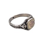 Silver signet ring with the Pobóg coat of arms