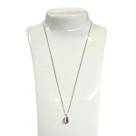 Gold plated necklace with coffee bean pendant
