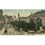 Postcard - Lviv. Academic Square - 1903