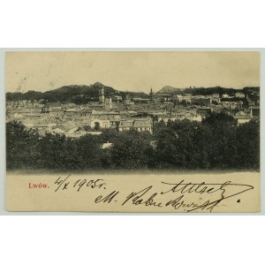 Postcard - Lviv. General view - 1905