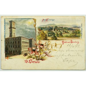 Postcard - Lviv. City Hall. Kilinsky Square - 1899 [rare].