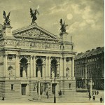 Postkarte - Lemberg. Lemberg. Stadttheater - 1906