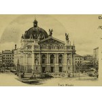Postcard - Lviv. City Theater - 1902