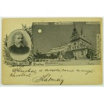 Postcard - Lviv. Lemberg. Bernardine Square. Kornel Ujejski - 1900 [patiotic, panoply, rare].