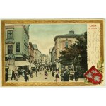 Postcard - Lviv. Halytska St. - 1905 [rare, embossed, Eagle, Pogo].