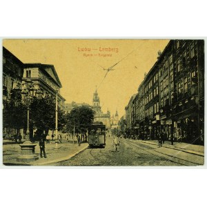 Postcard - Lviv. Lemberg. Market Square - ca 1910