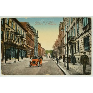Postcard - Lviv. Lemberg. 3 Maja Street - 1915