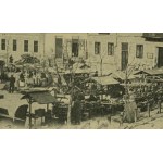 Postcard - Lviv. Strzelecki Square during the market - 1903
