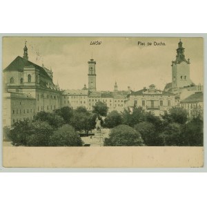 Postcard - Lviv. St. Spirit Square - 1907