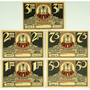 NOTGELD - Bütow. Bytów - Zestaw banknotów zastępczych - ca 1920