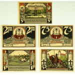 NOTGELD - Bütow. Bytów - Zestaw banknotów zastępczych - ca 1920