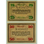 NOTGELD - Kreis Militsch. Milicz - Zestaw banknotów zastępczych - 1920