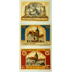 NOTGELD - Köslin. Koszalin - Zestaw banknotów zastępczych - 1921
