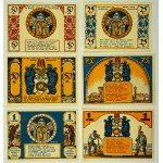 NOTGELD - Köslin. Koszalin - Zestaw banknotów zastępczych - 1921