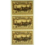 NOTGELD - Zülz. White - Set of replacement banknotes - 1921