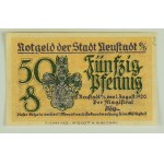 NOTGELD - Neustadt. Prudnik - Zestaw banknotów zastępczych - 1920