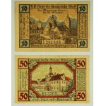 NOTGELD - Sorau. Zary - Set of replacement banknotes - 1921