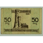 NOTGELD - Seitenberg. Stronie Slaskie - Replacement banknote 50 Pfennige - 1920.