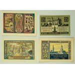 NOTGELD - Freiburg in Schlesien. Swiebodzice - Set of replacement banknotes - 1921
