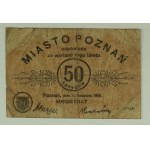 NOTGELD - Posen. Posen - Set of replacement banknotes - 1916