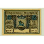 NOTGELD - Schneidemühl. Saw - Set of replacement banknotes - 1893