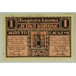 Cash Assignment - Cieszyn - Set of two banknotes - 1919