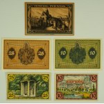 NOTGELD - Glogau. Glogau - Set of replacement banknotes - 1920