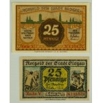 NOTGELD - Glogau. Glogau - Set of replacement banknotes - 1920