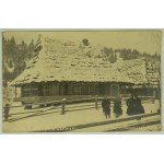 PHOTO - Hutsul hut in Slawsko - 1915 [Hutsulki].