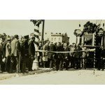PHOTOGRAPHY - Lviv. Opening of the streetcar line Grodetska Rogatka - Lychakiv Station - 1920s [9x13 cm, very rare].